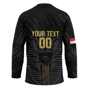 Egypt Basketball Custom Hockey Jersey Come On Pharaohs