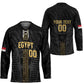 Egypt Basketball Custom Hockey Jersey Come On Pharaohs