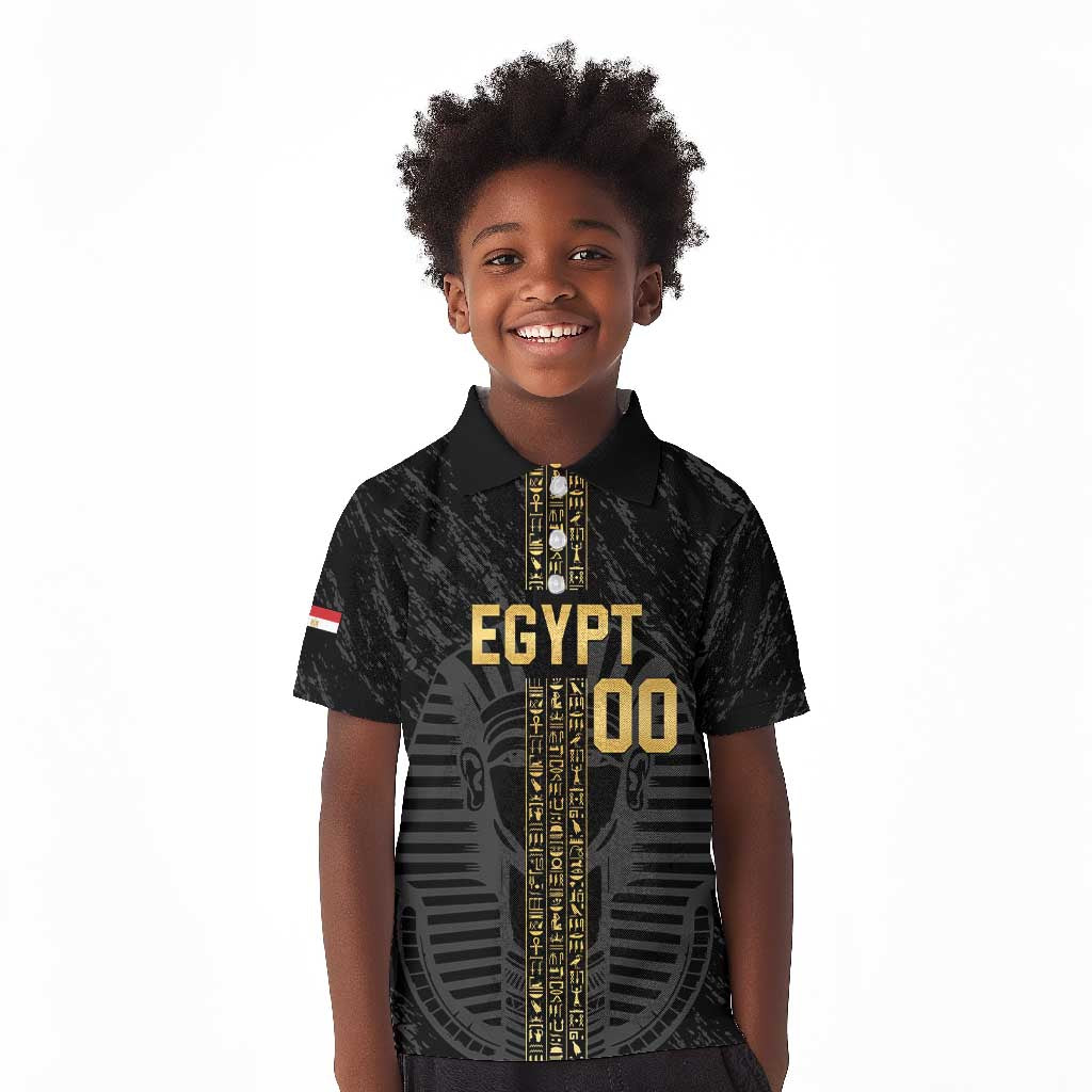 Afro Basketball Custom Egypt Kid Polo Shirt Come On Pharaohs - African Pride