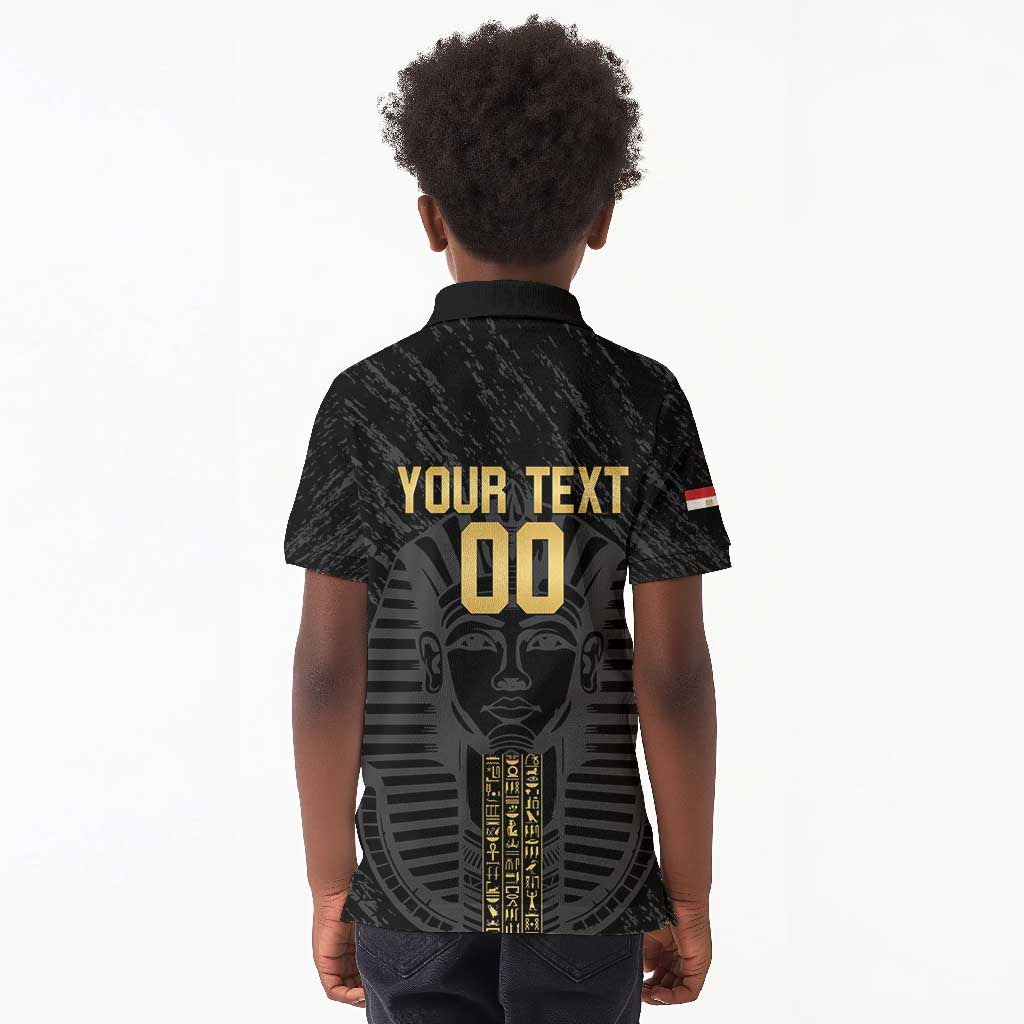 Afro Basketball Custom Egypt Kid Polo Shirt Come On Pharaohs - African Pride