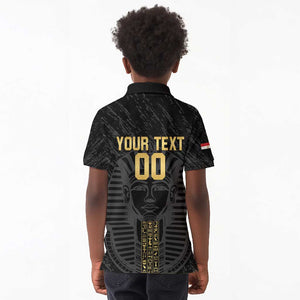 Afro Basketball Custom Egypt Kid Polo Shirt Come On Pharaohs - African Pride