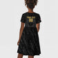 Afro Basketball Custom Egypt Kid Short Sleeve Dress Come On Pharaohs - African Pride