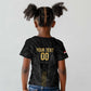 Afro Basketball Custom Egypt Kid T shirt Come On Pharaohs - African Pride
