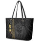 Afro Basketball Custom Egypt Leather Tote Bag Come On Pharaohs - African Pride