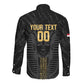 Afro Basketball Custom Egypt Long Sleeve Button Shirt Come On Pharaohs - African Pride