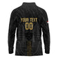 Afro Basketball Custom Egypt Long Sleeve Polo Shirt Come On Pharaohs - African Pride
