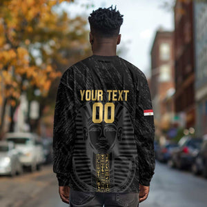 Afro Basketball Custom Egypt Long Sleeve Shirt Come On Pharaohs - African Pride