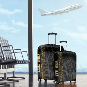 Afro Basketball Custom Egypt Luggage Cover Come On Pharaohs - African Pride