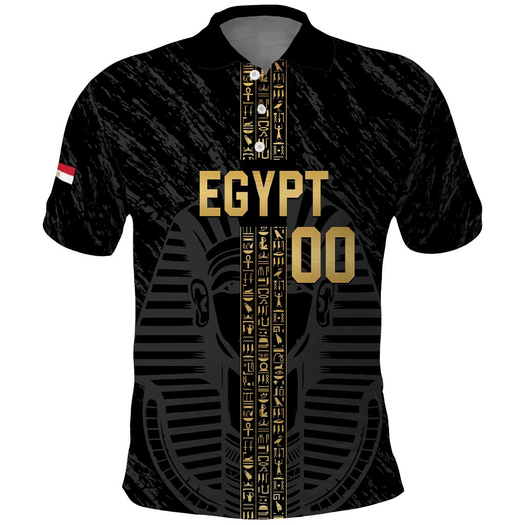 Afro Basketball Custom Egypt Polo Shirt Come On Pharaohs - African Pride
