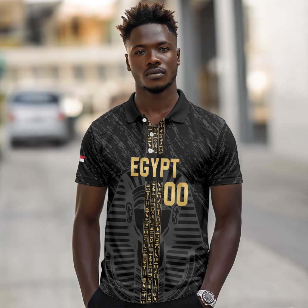 Afro Basketball Custom Egypt Polo Shirt Come On Pharaohs - African Pride