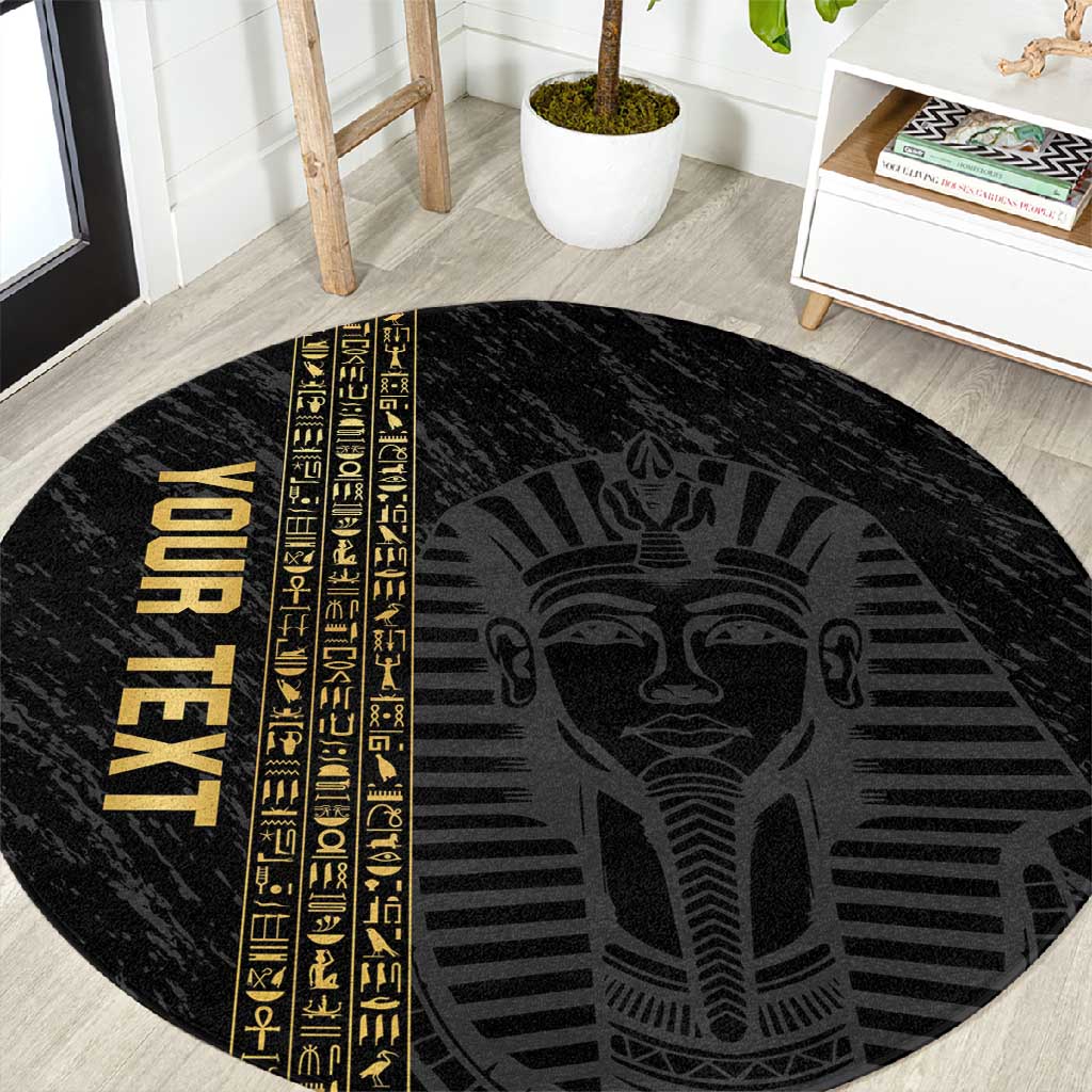 Afro Basketball Custom Egypt Round Carpet Come On Pharaohs - African Pride