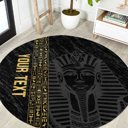 Afro Basketball Custom Egypt Round Carpet Come On Pharaohs - African Pride
