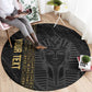 Afro Basketball Custom Egypt Round Carpet Come On Pharaohs - African Pride