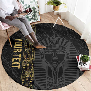 Afro Basketball Custom Egypt Round Carpet Come On Pharaohs - African Pride