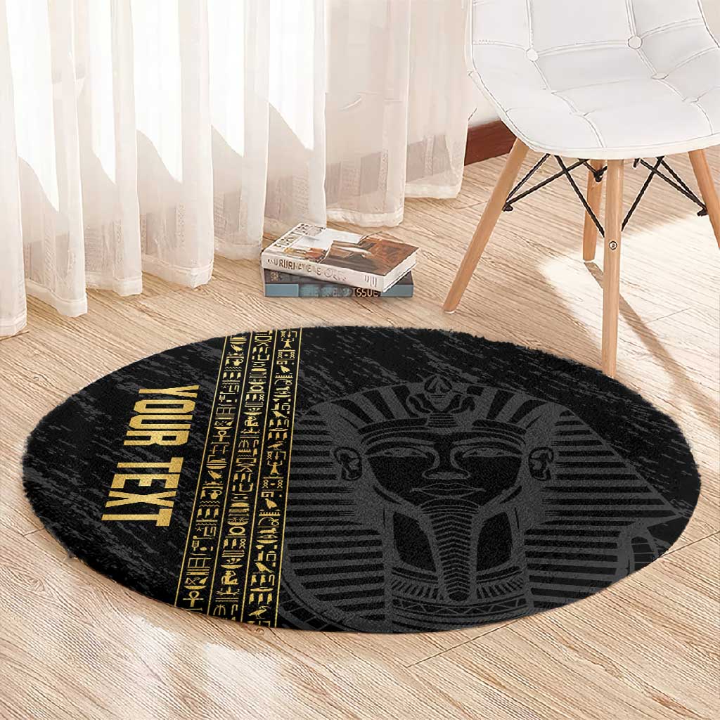 Afro Basketball Custom Egypt Round Carpet Come On Pharaohs - African Pride