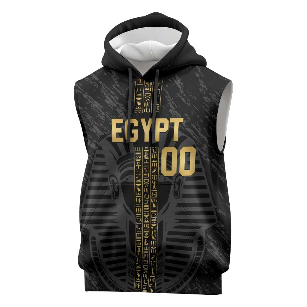 Afro Basketball Custom Egypt Sleeveless Hoodie Come On Pharaohs - African Pride