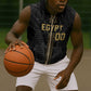 Afro Basketball Custom Egypt Sleeveless Zip Hoodie Come On Pharaohs - African Pride
