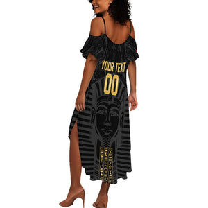 Afro Basketball Custom Egypt Summer Maxi Dress Come On Pharaohs - African Pride