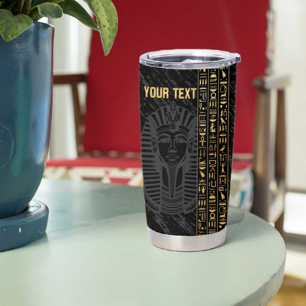 Afro Basketball Custom Egypt Tumbler Cup Come On Pharaohs - African Pride