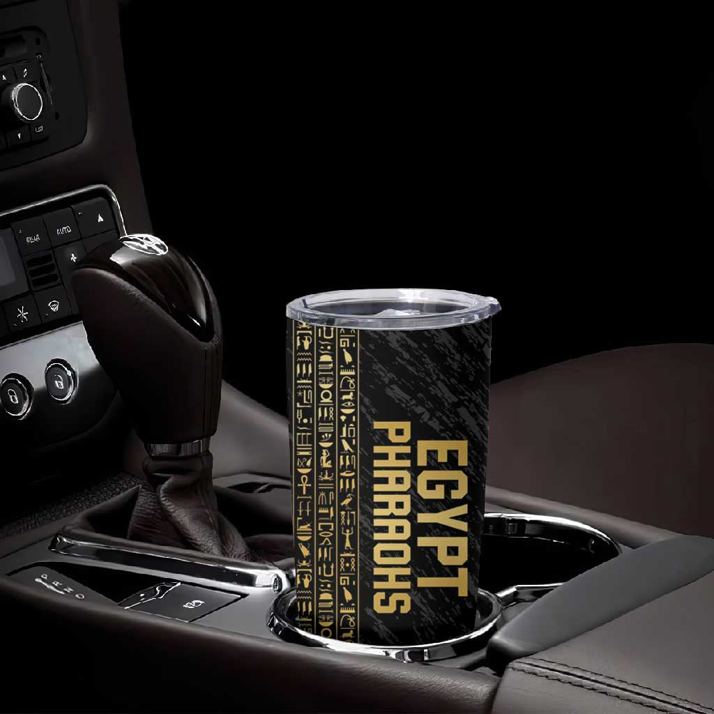 Afro Basketball Custom Egypt Tumbler Cup Come On Pharaohs - African Pride