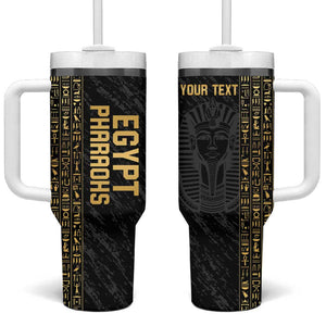 Afro Basketball Custom Egypt Tumbler With Handle Come On Pharaohs - African Pride