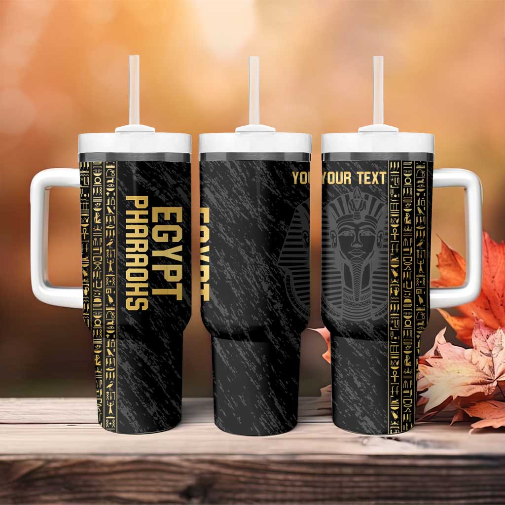 Afro Basketball Custom Egypt Tumbler With Handle Come On Pharaohs - African Pride