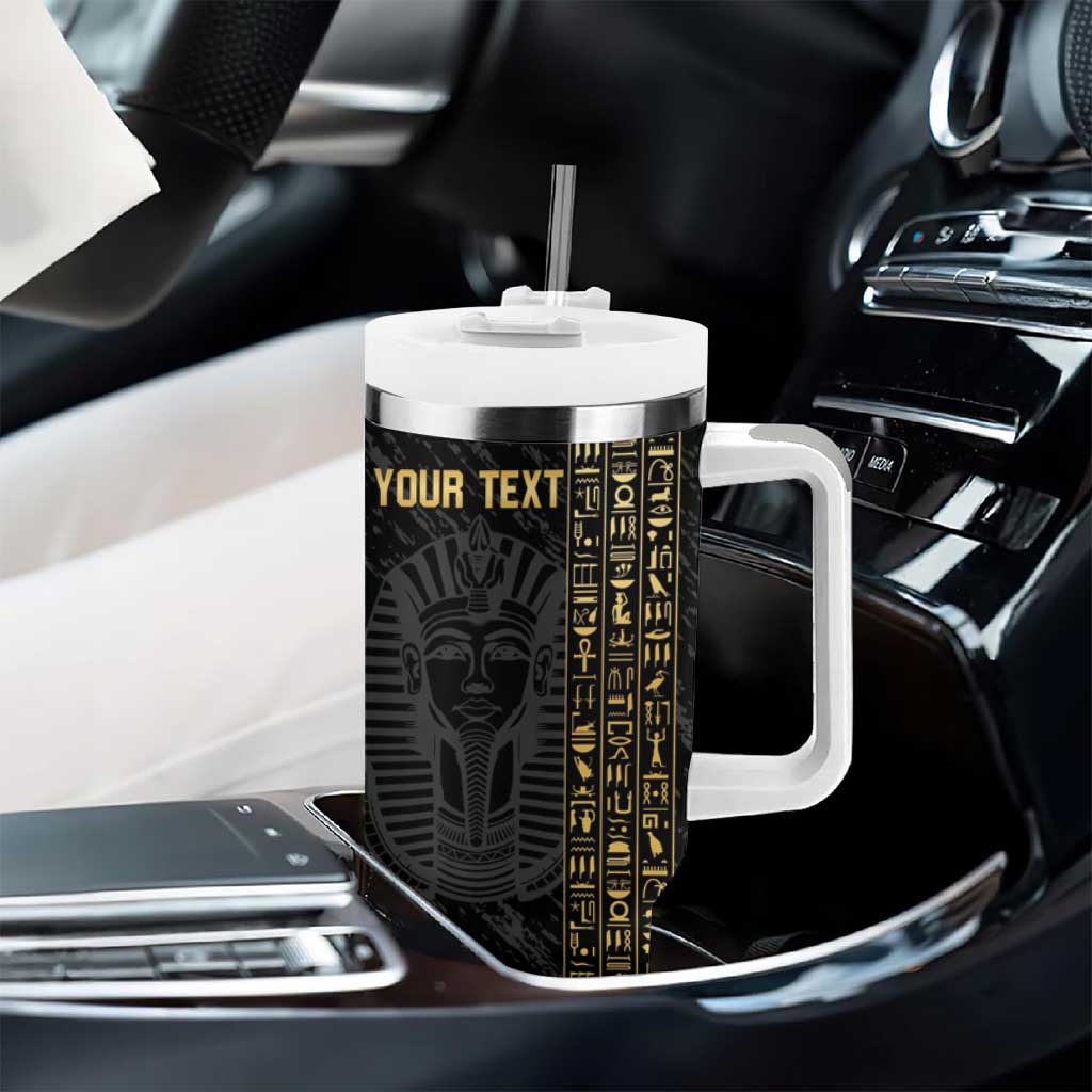 Afro Basketball Custom Egypt Tumbler With Handle Come On Pharaohs - African Pride