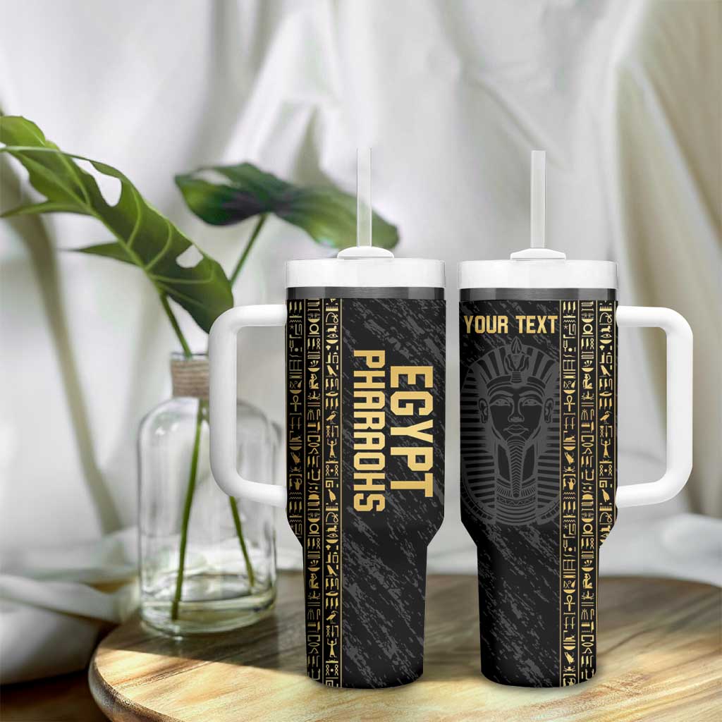 Afro Basketball Custom Egypt Tumbler With Handle Come On Pharaohs - African Pride
