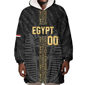 Afro Basketball Custom Egypt Wearable Blanket Hoodie Come On Pharaohs - African Pride