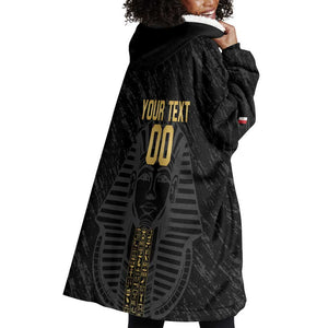 Afro Basketball Custom Egypt Wearable Blanket Hoodie Come On Pharaohs - African Pride