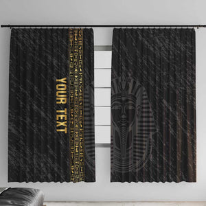 Afro Basketball Custom Egypt Window Curtain Come On Pharaohs - African Pride
