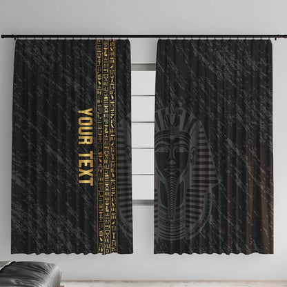 Afro Basketball Custom Egypt Window Curtain Come On Pharaohs - African Pride
