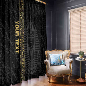 Afro Basketball Custom Egypt Window Curtain Come On Pharaohs - African Pride