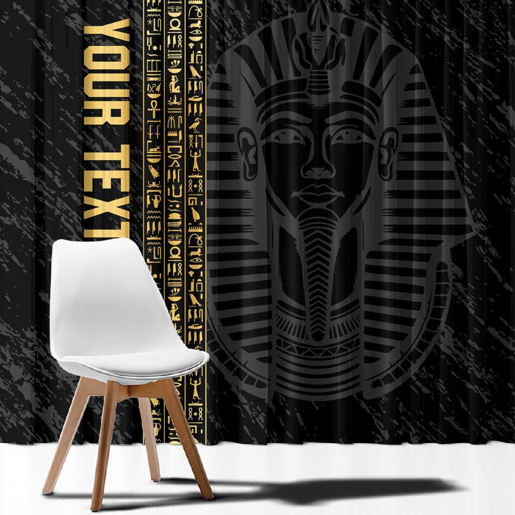 Afro Basketball Custom Egypt Window Curtain Come On Pharaohs - African Pride