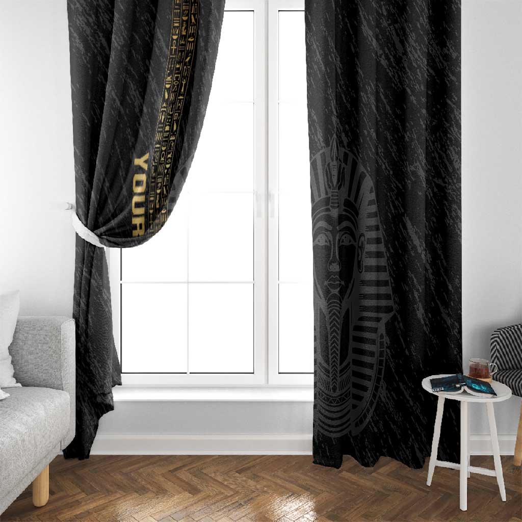 Afro Basketball Custom Egypt Window Curtain Come On Pharaohs - African Pride