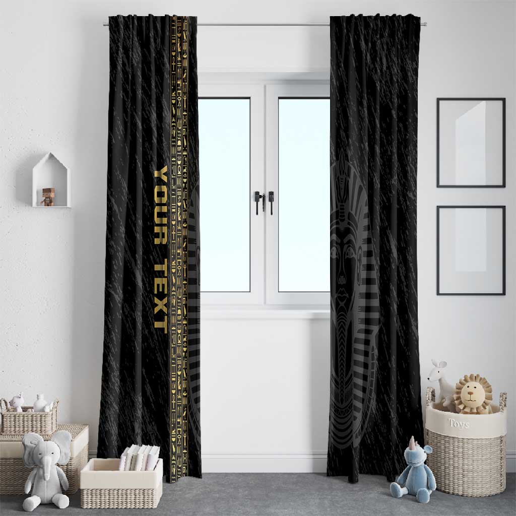 Afro Basketball Custom Egypt Window Curtain Come On Pharaohs - African Pride
