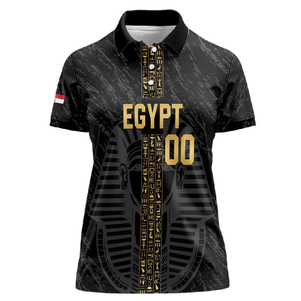 Afro Basketball Custom Egypt Women Polo Shirt Come On Pharaohs - African Pride