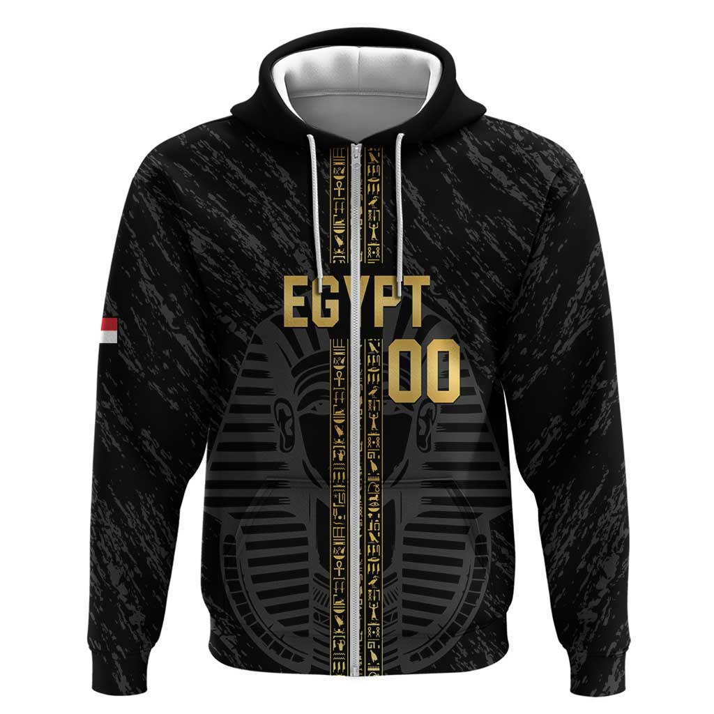 Afro Basketball Custom Egypt Zip Hoodie Come On Pharaohs - African Pride