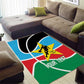 Afro Basketball Custom South Sudan Area Rug Come On Bright Stars - African Pride