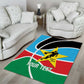 Afro Basketball Custom South Sudan Area Rug Come On Bright Stars - African Pride