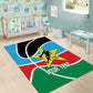 Afro Basketball Custom South Sudan Area Rug Come On Bright Stars - African Pride