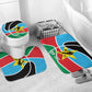 South Sudan Basketball Custom Bathroom Set Come On Bright Stars