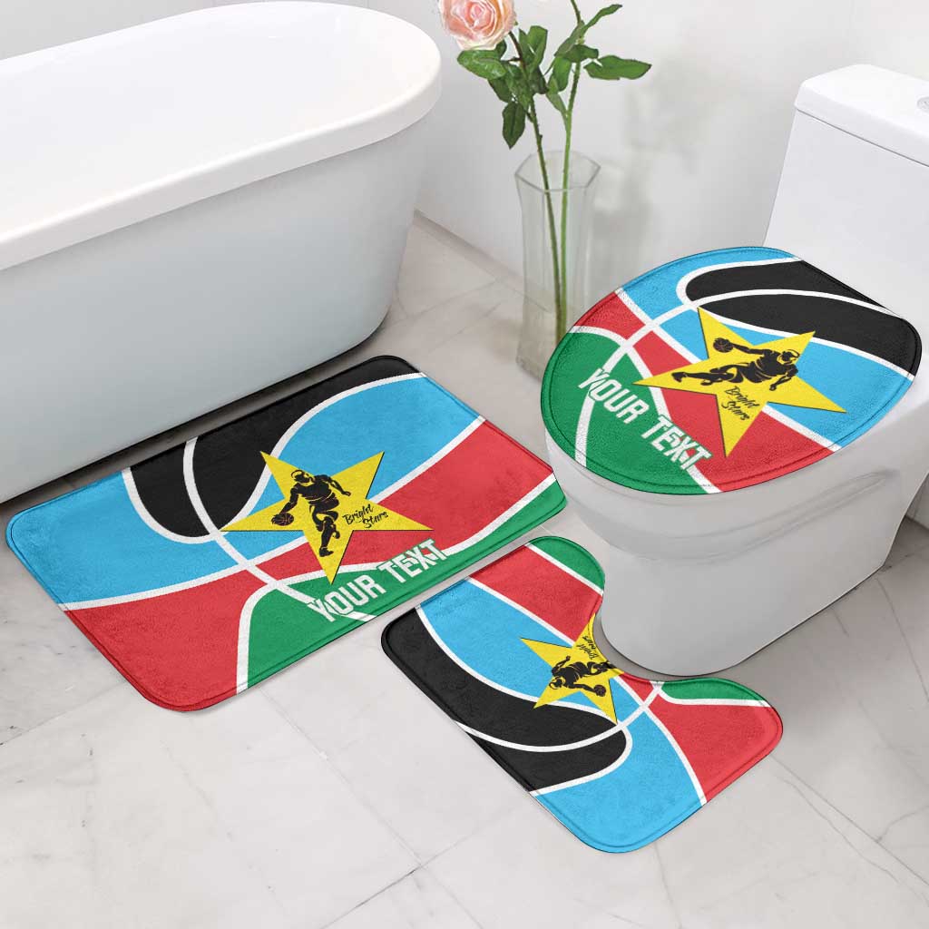 South Sudan Basketball Custom Bathroom Set Come On Bright Stars