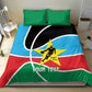 Afro Basketball Custom South Sudan Bedding Set Come On Bright Stars - African Pride