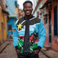 Afro Basketball Custom South Sudan Bomber Jacket Come On Bright Stars - African Pride