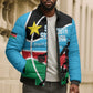 South Sudan Basketball Custom Bomber Puffer Jacket Come On Bright Stars