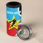 Afro Basketball Custom South Sudan 4 in 1 Can Cooler Tumbler Come On Bright Stars - African Pride