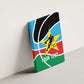 Afro Basketball Custom South Sudan Canvas Wall Art Come On Bright Stars - African Pride