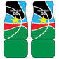 Afro Basketball Custom South Sudan Car Mats Come On Bright Stars - African Pride