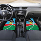 Afro Basketball Custom South Sudan Car Mats Come On Bright Stars - African Pride